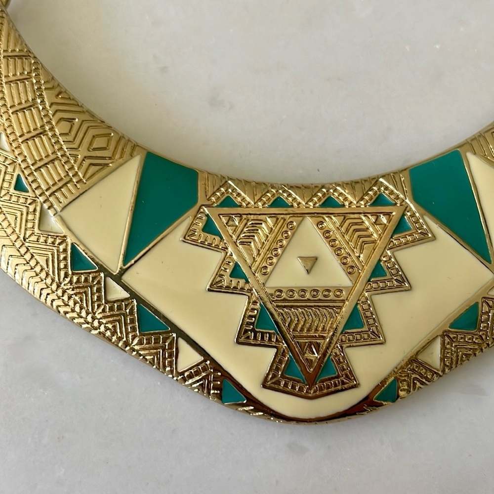 + SPARKLING SAGE + Tribal Necklace - Picture 4 of 8